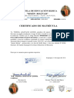 Certificado y Promocion