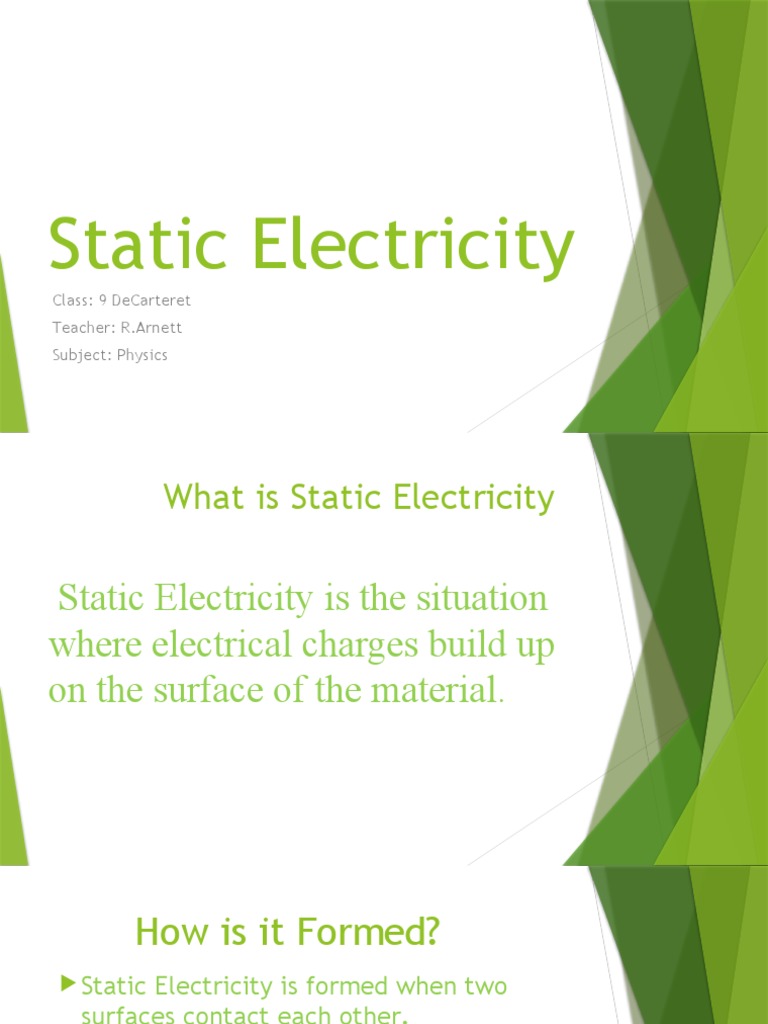 Static Electricity PDF