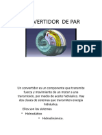 CONVERTIDOR DE PAR HIDRÁULICO: PRINCIPIOS Y COMPONENTES