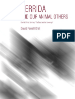 (Studies in Continental Thought) David Farrell Krell - Derrida and Our Animal Others_ Derrida’s Final Seminar, The Beast and the Sovereign-Indiana University Press (2013)