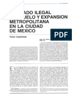 Mercado Ilegal Del Suelo y Expansión Metropolitana en La CDMX