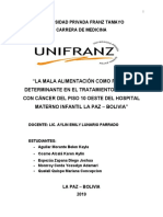 Cancer Monografia Metodologia de La Investigacion - Mariana Quelali