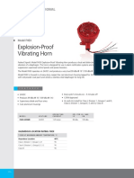 Explosion-Proof Vibrating Horn: Model FHEX