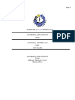 Marking Scheme Mid Term Add Math P1 F5 2009