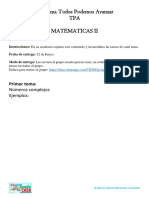 Matematicas II TPA 2021