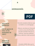 Andragogía y Malcolm Knowles