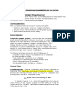 Lesson 2 - GOING CONCERN ASSET BASED VALUATION - Unit 2 - Comparable Company Analysis