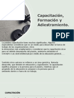 Capacitación, Formación y Adiestramiento.