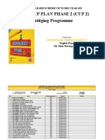 Catch-Up Plan Phase 2 (Cup 2) Bridging Programme: English Scheme of Work Year Six