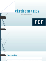 Factoring Polynomials