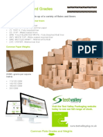 Corrugated Board Grades Guide