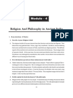 Religion and Philosophy in Ancient India: Module - 4