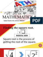 Difference of Two Squares (Firm-Up)