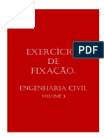 eBook Gratuito - Exercícios de Fixação – Eng Civil - Vol 03 - Vermelho - 2022