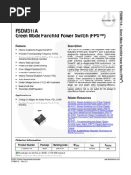 FSDM311A Green Mode Fairchild Power Switch (FPS™) : Features Description