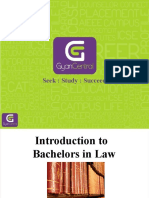 Introduction to Bachelors in Law