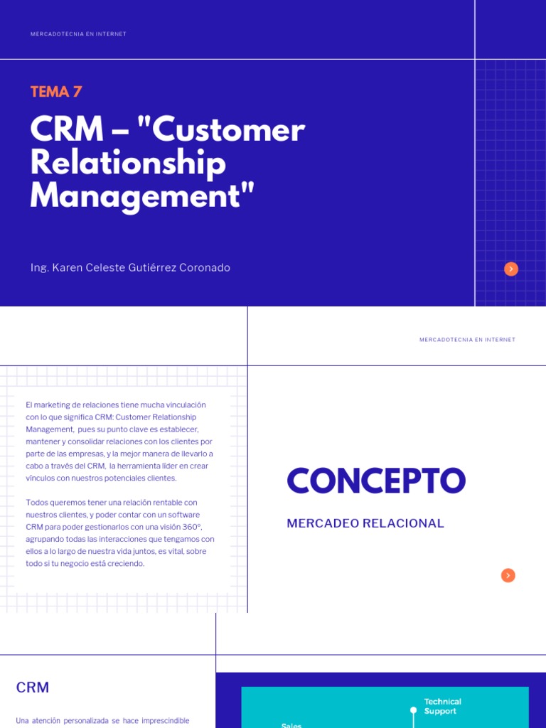 Importancia del CRM en Mercadotecnia | PDF | Gestión de la relación con ...