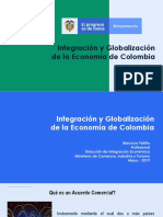 Integraci N y Globalizaci N Economia Colombia