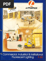 Lithonia Fluorescent Lighting Catalog 1980