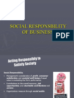 Social Responsbility of Business