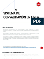 Instructivo de Sistema de Convalidacion en Linea