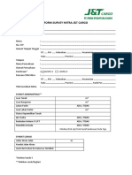 Form Survey Mitra J&T Cargo: Syarat Administrasi