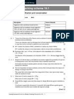 Homework Marking Scheme 18.1: Biodiversity, Classification and Conservation