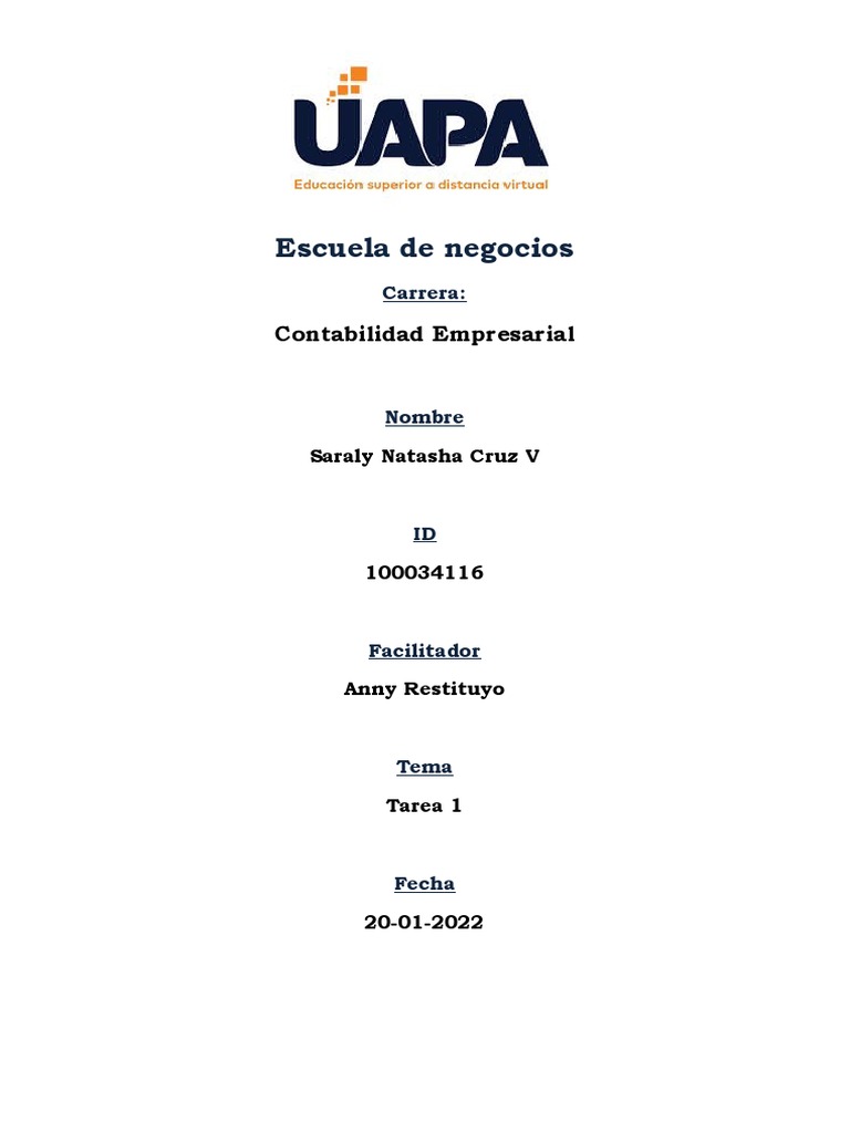 Proyecto Emprendedores Tarea 1 | PDF | Iniciativa empresarial | Empresa ...