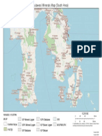 Sulawesi Minerals Map (South Area)