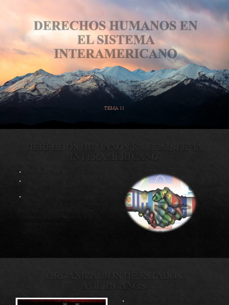Derechos Humanos en El Sistema Interamericano | PDF