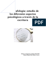 01. La Grafología. Estudio de Los Diferentes Aspectos Psicológicos a Través de La Escritura Autor Manuel Miguel Ruiz Muñoz-Torre