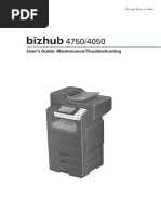 Manual BizHub C3110 | PDF | Equipment