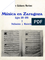 Música en Zaragoza s.XVI-XVII Polifonistas y Ministriles