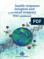 Public Health Response To Biological and Chemical Weapons: WHO Guidance