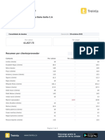 Reporte de deudas y cobros de Agroferreteria Doña Golla