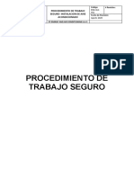 Procedimiento de Trabajo de Instalacion de Equipo de Aire Acondicionado