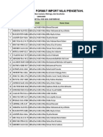 Format Import Nilai Pengetahuan Kelas Kelas 5