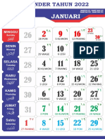 kalender kerja x4