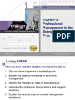 Professional Management in The Entrepreneurial Firm