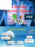 Clinical Teaching: Issues and Concerns