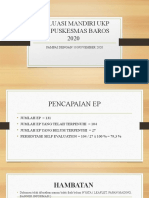 EVALUASI MANDIRI UKP PKM BAROS 2020