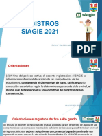 Registros Siagie 2021