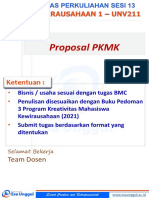 UNV211 13 Tugas Proposal Bisnis 2 PKMK