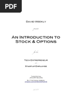 An Introduction to Stock & Options for the Tech Entrepreneur or Startup Employee
