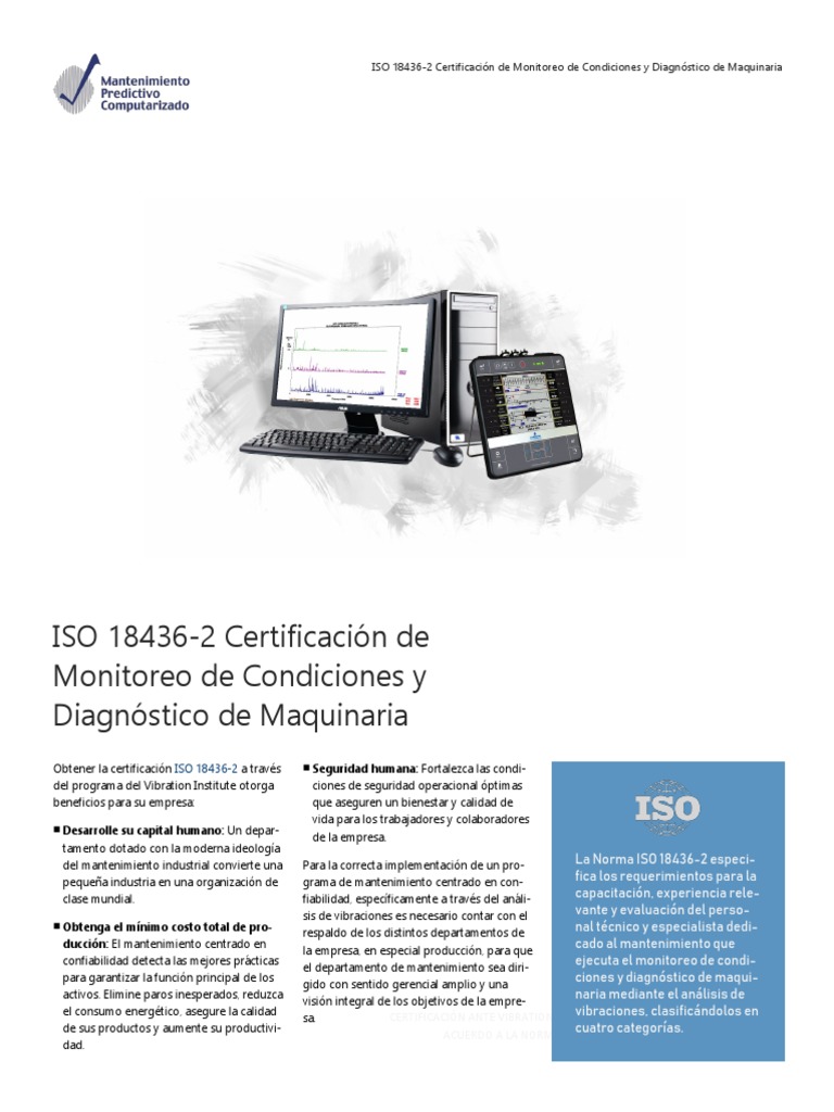 Norma ISO 18436 2 | PDF | Ingeniería de confiabilidad | Economias