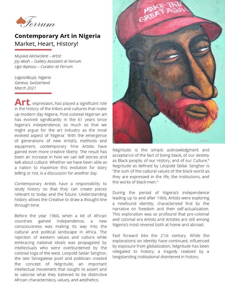Contemporary Art and Identity in Nigeria | PDF | Nigeria