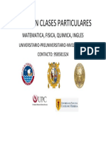 Se Dictan Clases Particulares