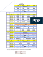 G8 Timetable (As of 24 Jan 2022)