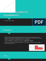 Geometría y trigonometría: perímetro, área y volumen