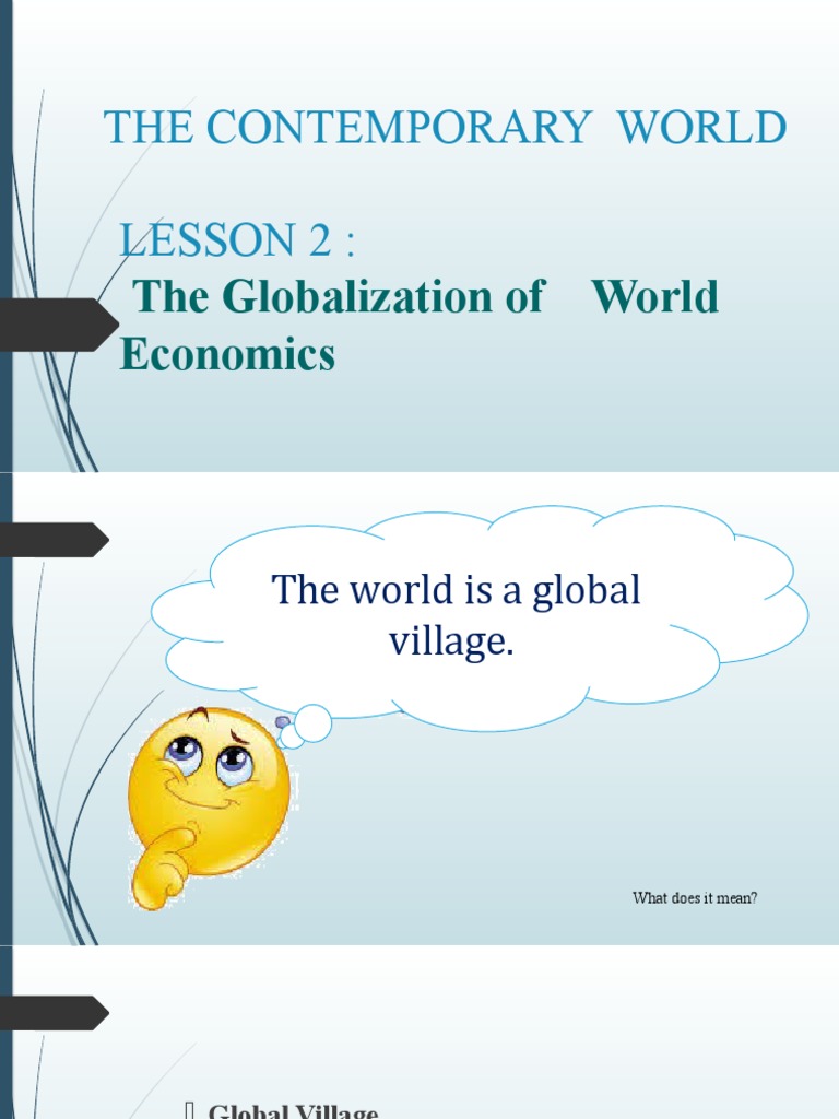 Understanding Economic Globalization | PDF | Gold Standard | Neoliberalism